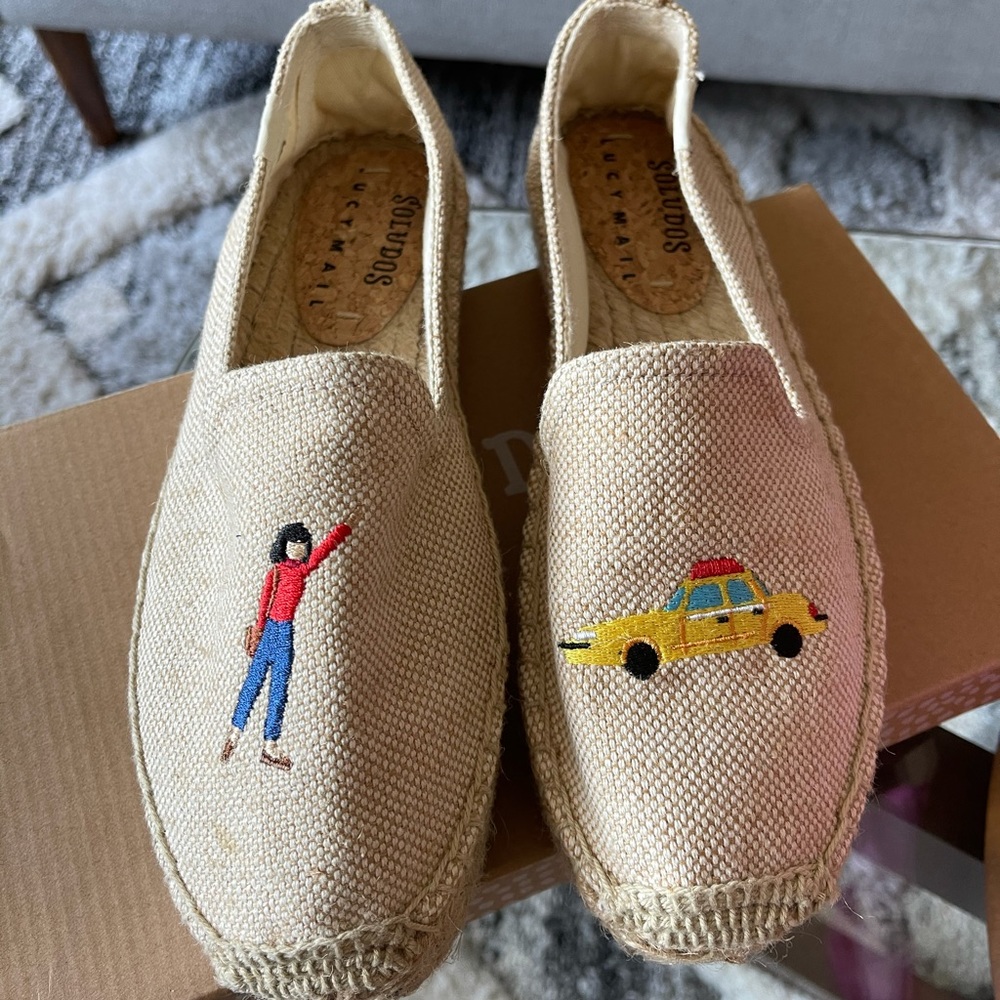 Soludos Taxi Platform Smoking Slipper